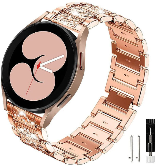 Pulsera Reloj Cadena de Diamantes Tres Cuentas Sólida - Image 16