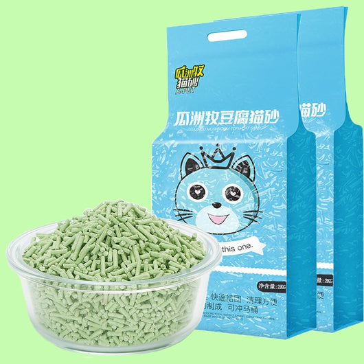 Arena para Gatos de Té Verde Tofu - Absorbente y Desodorizante - Image 6