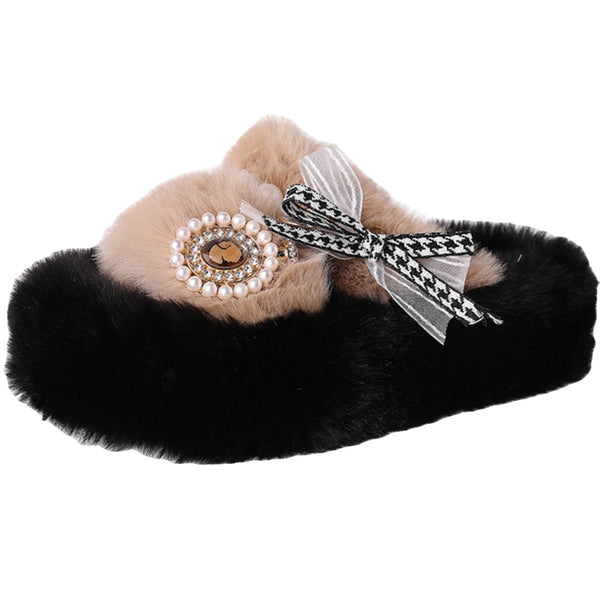 Pantuflas Mullidas de Perla Premium para Mujer