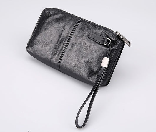 Billetera de Cuero Casual Retro para Hombre - Image 13