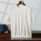 Camiseta Manga Corta Hombre Cuello Redondo Tejida Suelta Casual