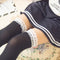Medias de Encaje Hasta la Rodilla