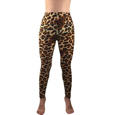 Leggings Estampado Leopardo Ajustados Talla Grande Mujer - Pantalón Deportivo Elástico - Image 2