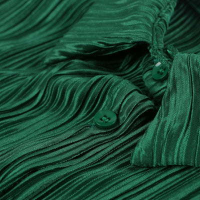 Blusa Suelta con Pliegues y Costuras de Contraste - Image 9
