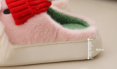 Pantuflas Navideñas Santa Claus Cálidas y Antideslizantes para Mujer - Image 11
