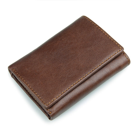 Billetera de Cuero Estilo Retro con Protección Anti-Escaneo - Image 12