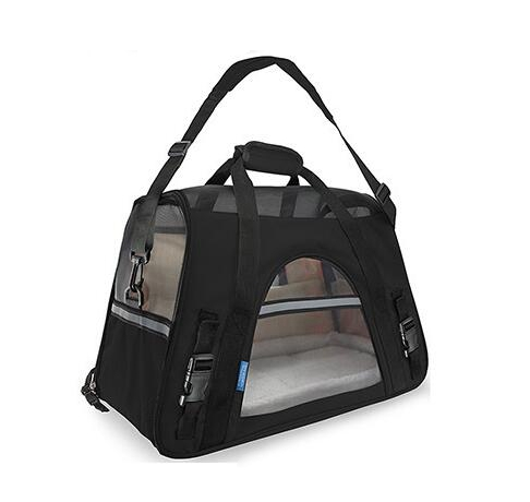 Bolsa de Transporte para Mascotas Respirable con Correa de Moda
