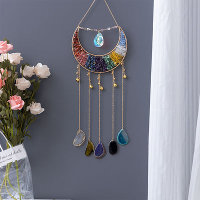 Atrapasueños con Cristal de Ágata Natural Triturada - Image 12