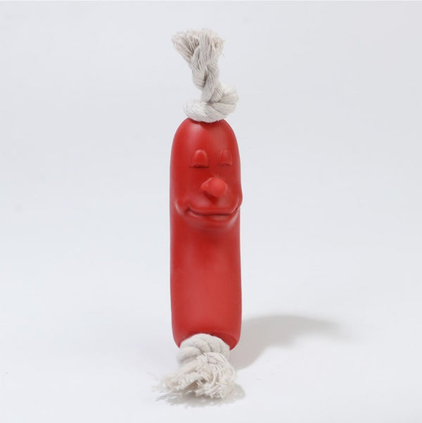 Juguete Masticable para Perros Grandes - Forma de Salchicha Resistente a Mordidas - Image 4