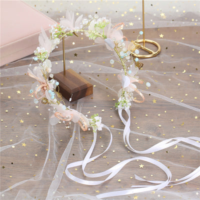 Corona de Flores de Seda para Novia y Damas de Honor - Image 11