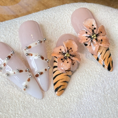 Esmalte de Larga Duración Estilo Francés con Diseño Leopardo - Image 8