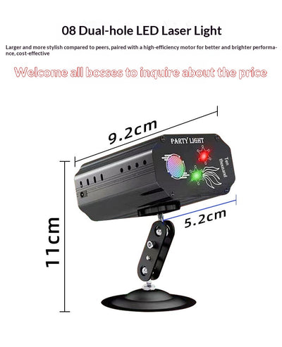 Luces Láser de Escena RGB Mini para Fiestas y Baile - Image 8