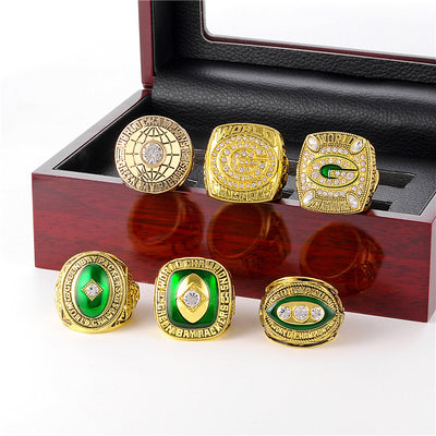 Anillo Conmemorativo Green Bay Packers - Juego de 6 Años