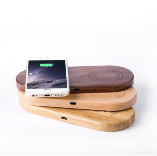 Cargador Inalámbrico de Madera