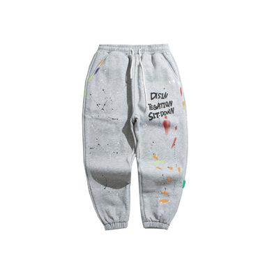 Pantalones Vintage con Estampado Paint Splash - Image 9