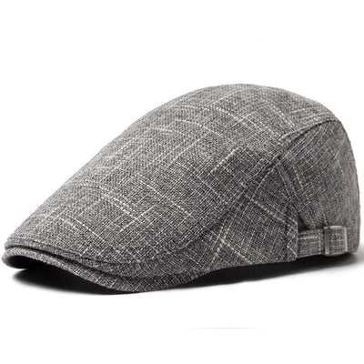 Boina Retro Casual de Algodón y Lino Transpirable para Hombre - Image 11