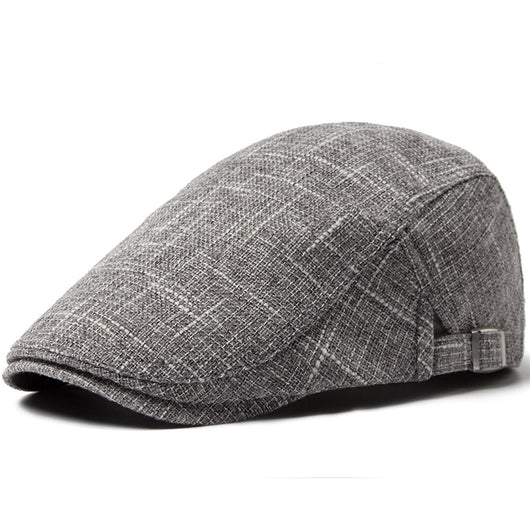 Boina Retro Casual de Algodón y Lino Transpirable para Hombre - Image 11