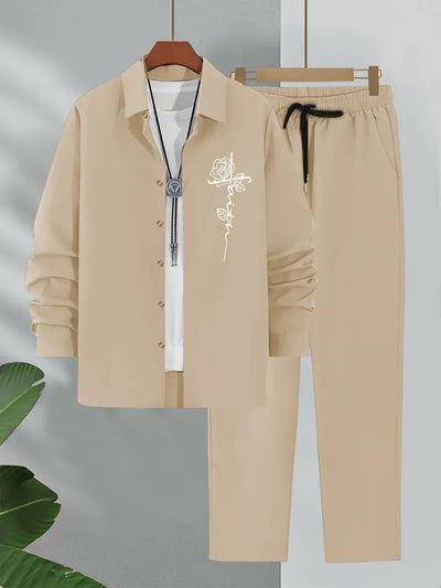 Conjunto Degradado de Color - Camisa y Pantalón de Manga Larga - Image 26