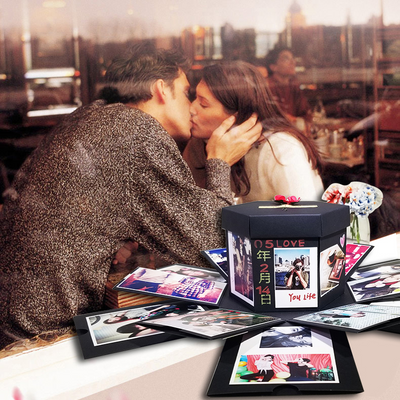 Álbum de Fotos Explosivo DIY - Caja Sorpresa Personalizada para Regalos Especiales