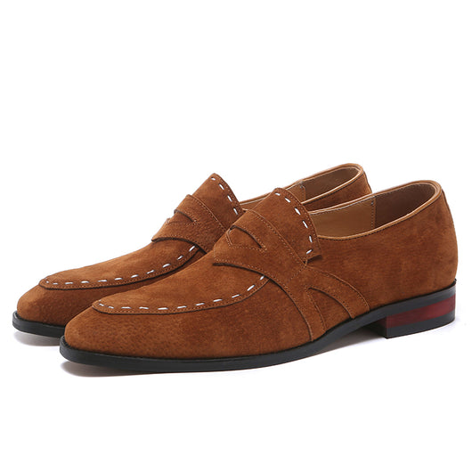 Zapatos de Cuero Satinado con Punta Afilada - Image 9