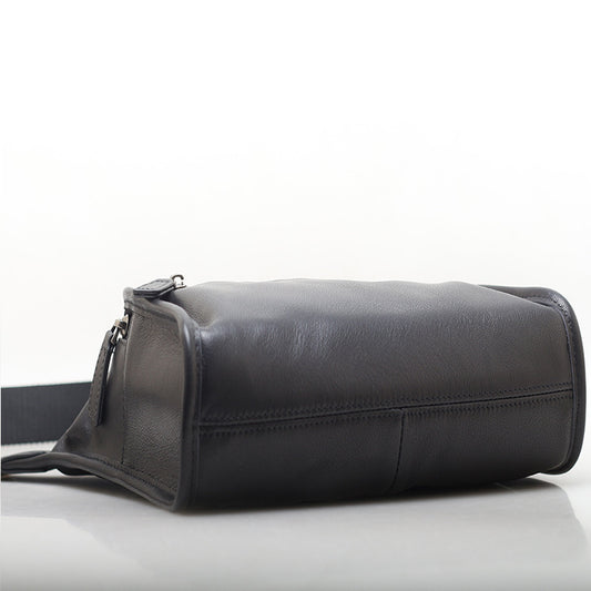 Bolso Bandolera Retro de Cuero Suave con Asa Ancha y Hombro Único - Image 2