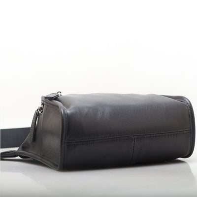 Bolso Bandolera Retro de Cuero Suave con Asa Ancha y Hombro Único - Image 2