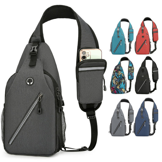 Bolsa Bandolera Multifuncional para Hombre en Lona Resistente