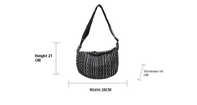 Bolso Bandolera Étnico Dumpling de Gran Capacidad - Estilo Moderno para Mujer - Image 36