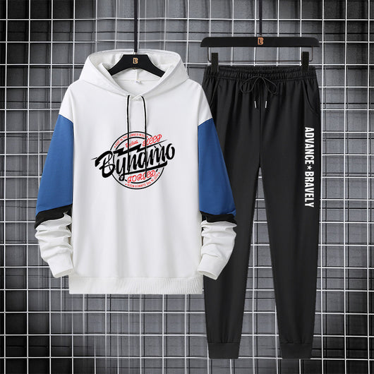 Conjunto Sudadera con Capucha de Algodón con Paneles - Image 8