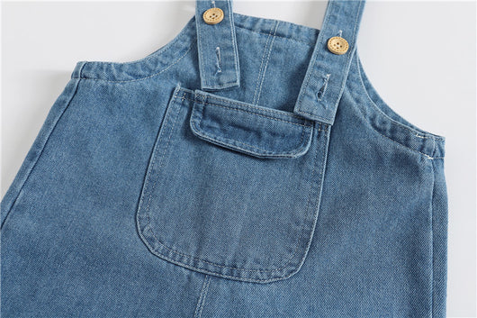 Pantalones de Mezclilla con Tirantes para Niños y Niñas - Image 8