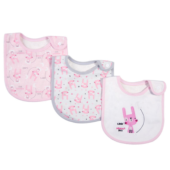 Babero de Algodón Estampado Impermeable para Bebé