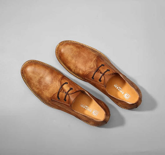 Zapatos Casuales Retro Estilo Británico para Hombre - Diseño Desgastado Transpirable - Image 9