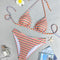 Conjunto de Bikini Triangular Estampado