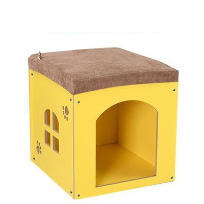 Casa de Mascotas de Madera Desmontable y Lavable para Todas las Estaciones - Image 8