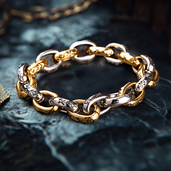 Pulsera Personalizada Seven Realms para Hombre - Estilo Retro