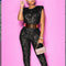 Jumpsuit de Lentejuelas sin Mangas Cintura Media para Mujer