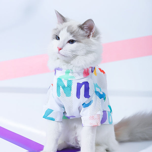 Chaleco Protector Antimotas para Gatos - Azul Adorable