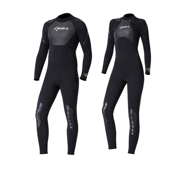 Traje de Baño Térmico de Una Pieza con Manga Larga para Snorkel y Surf