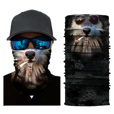 Pañuelo Protector Solar con Estampado de Tigre para Equitación - Image 12