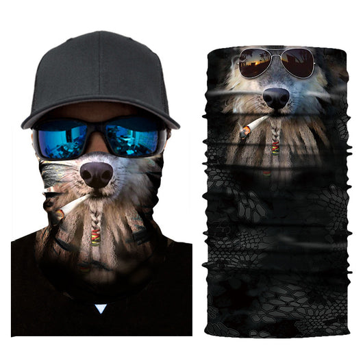 Pañuelo Protector Solar con Estampado de Tigre para Equitación - Image 12