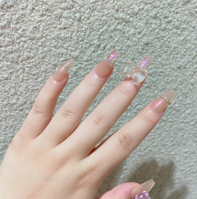 Uñas Postizas Decoradas - Diseño Princesa Mariposa Premium - Image 11