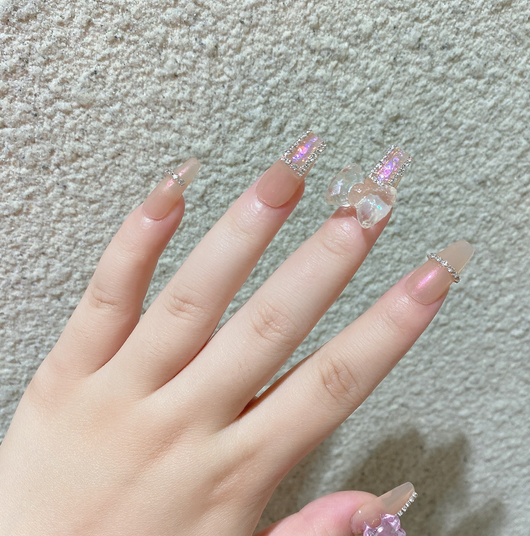 Uñas Postizas Decoradas - Diseño Princesa Mariposa Premium - Image 11