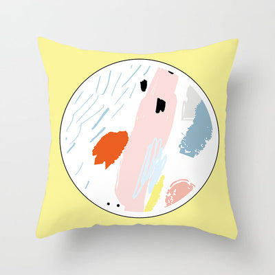 Funda de Almohada Geométrica Moderna en Poliéster Peachskin - Image 49