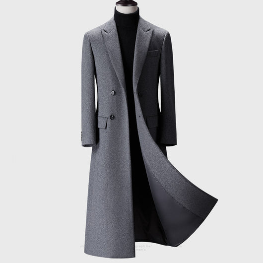 Abrigo Trinchera de Lana para Hombre