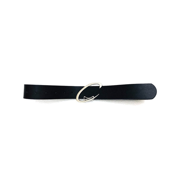 Cinturón de Cuero PU Negro con Hebilla Metálica - Versátil y Elegante - Image 3