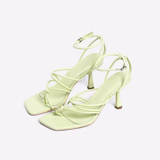 Sandalias de Tacón Alto Versátiles con Hebilla - Diseño Minimalista y Moderno - Image 11