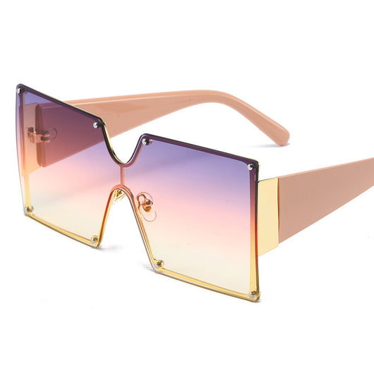 Gafas de Sol Cuadradas Montura Única