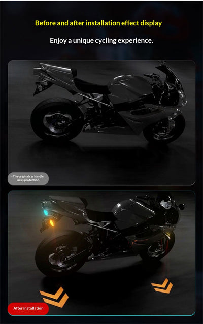Luz Trasera LED Multicolor 12V para Motocicletas - Proyector de Alta Luminosidad con Señales de Giro - Image 10