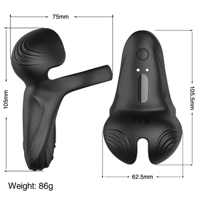 Anillo de Silicona Masajeador Eléctrico Resonancia para Hombre - Image 7
