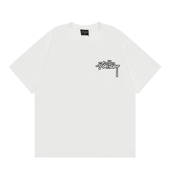 Camiseta para Hombre con Estampado de Letras Inglesas